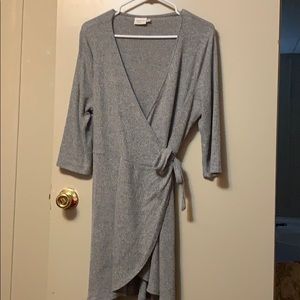 Crescent Drive Wrap Dress